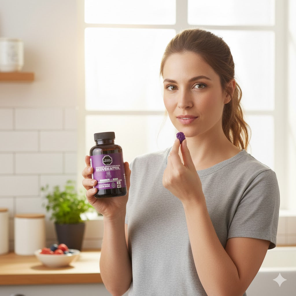 🍇 Resveratrol Gummies Vi King + Colágeno | Belleza y Vitalidad en 1 Solo Paso