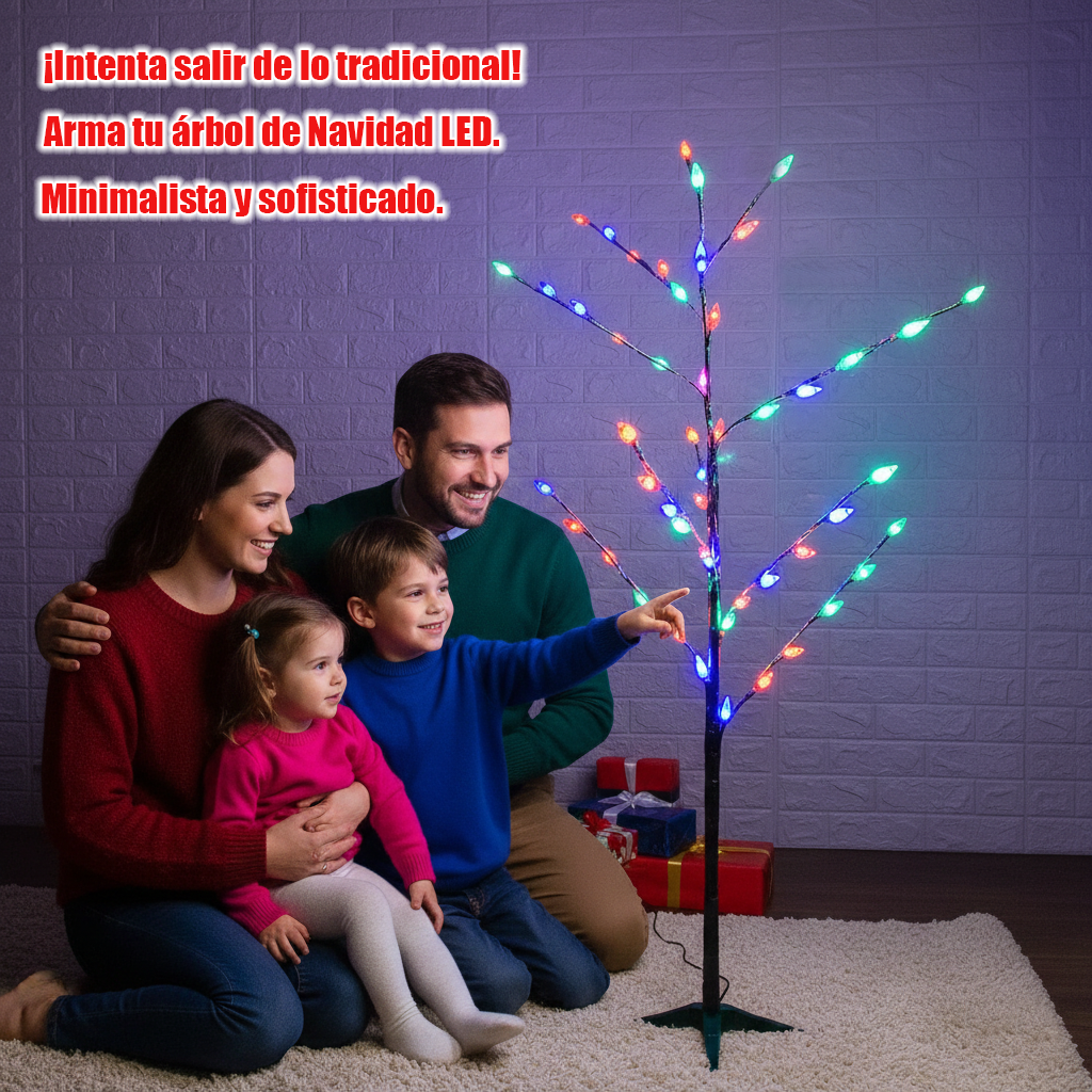 🎄 Árbol de Navidad LED – ¡Elegancia, Minimalismo y Magia en un Solo Producto!