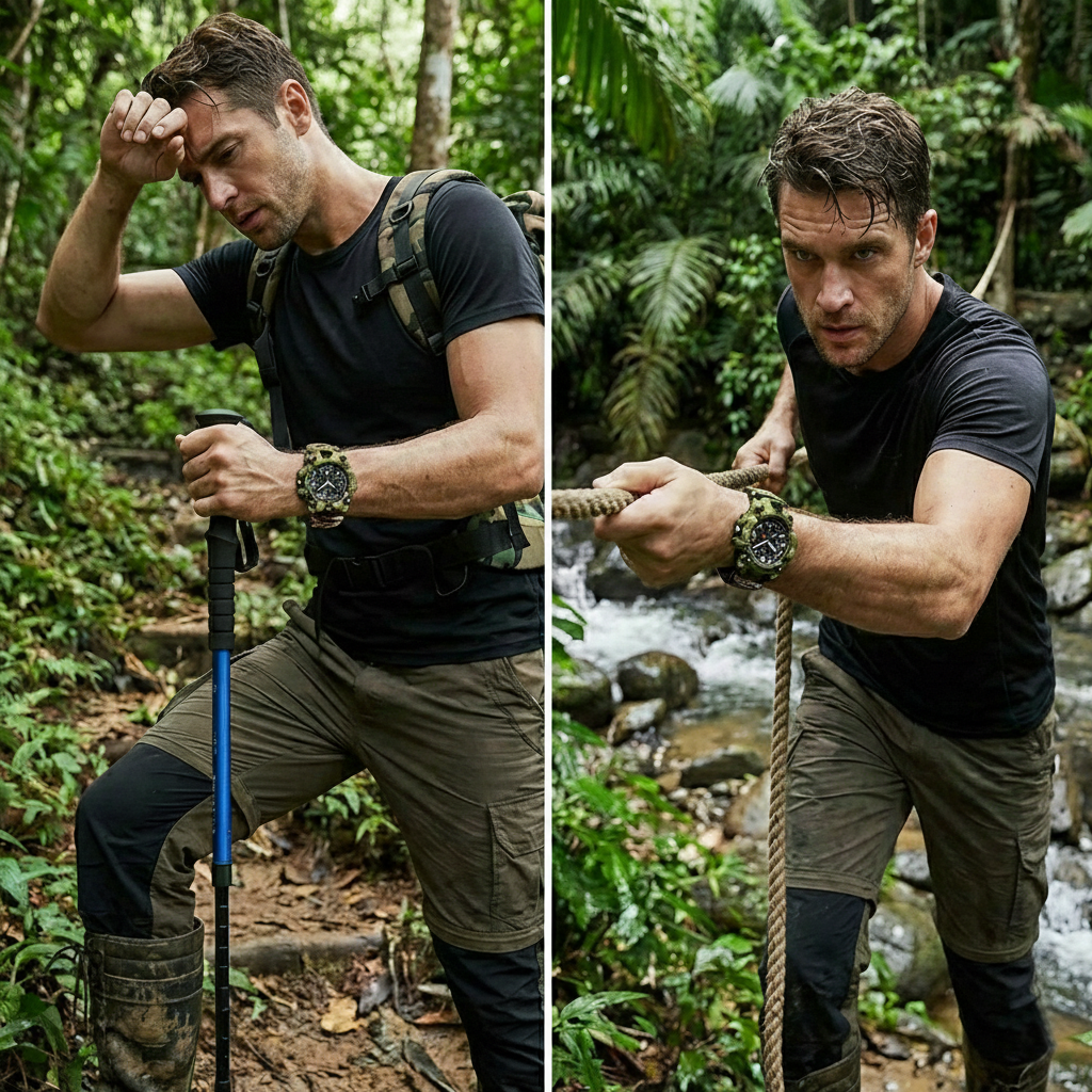 Reloj táctico SKMEI 1155: Supervivencia total en cualquier situación